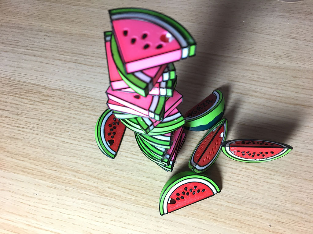 その他 Analogue 3D (Watermelon Ed.) 3d printed Watermelons now with Outlines and more! - Watermelon