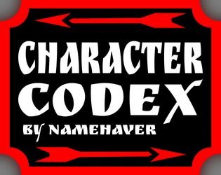 Character Codex  