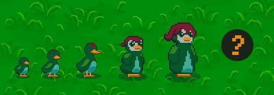 Characters of  "Duck Dash"