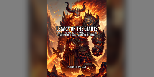 Cover image for Legacy of the Giants: A Compendium for DnD5E