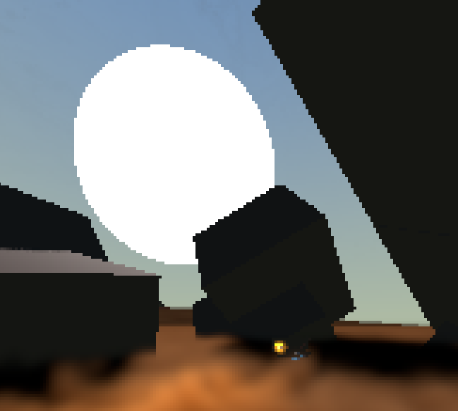 Dusk Rider: Hoverbike Odyssey under Moonlight