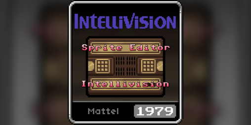 Cover image for Sprite Editor Intellivision - *PC*