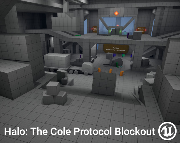 Halo: The Cole Protocol Blockout in Unreal Engine 5