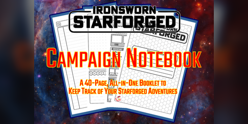 Cover image for Starforged Notebook