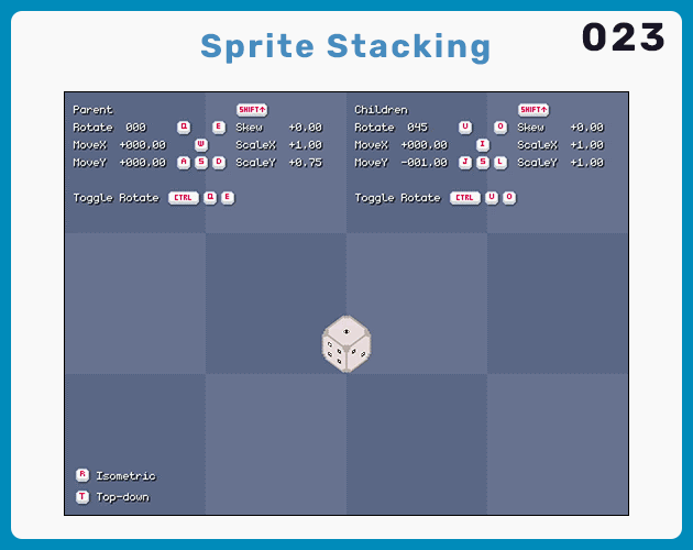  023 Sprite Stacking By QuietGodot