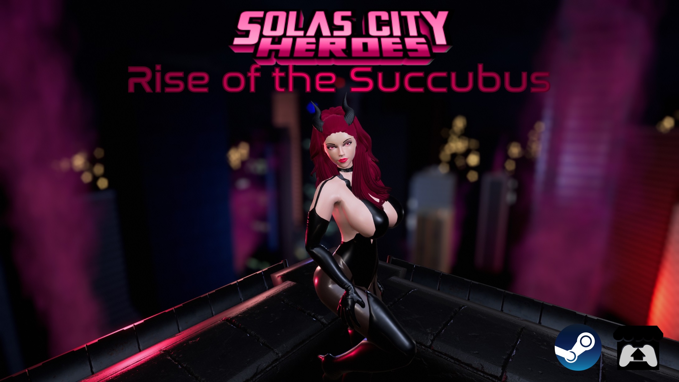 Cover image for Solas City Heroes: Rise of the Succubus