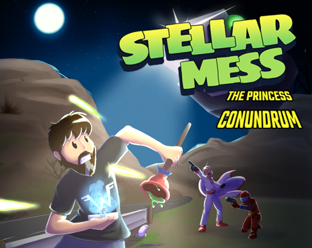 [Itch.io] *Stellar Mess: The Princess Conundrum*, point-and-click adventure