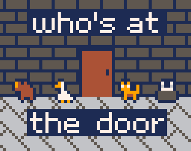 Cover image for Who's at the Door?