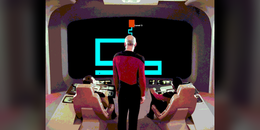 Cover image for Captain Picard plays Scary Maze Game