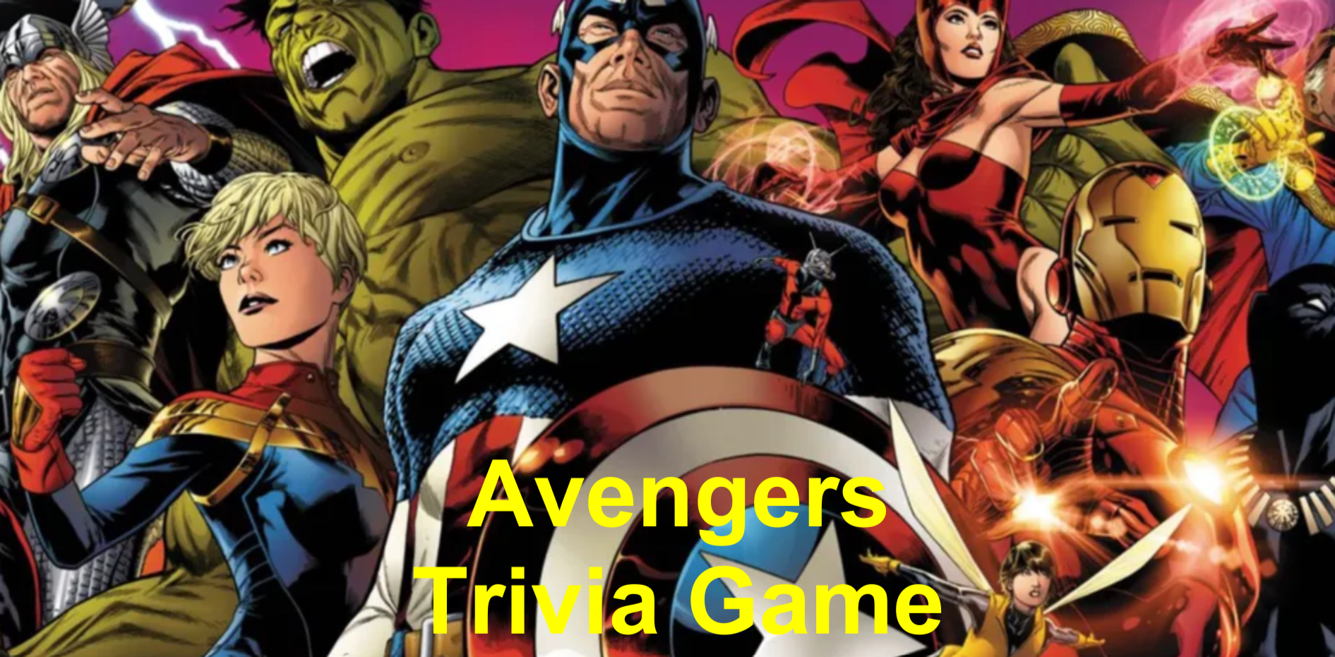 Avengers Trivia Game