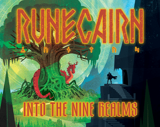 Runecairn: Into the Nine Realms   - A collection of 1-page dungeons for Norse fantasy TTRPG Runecairn 