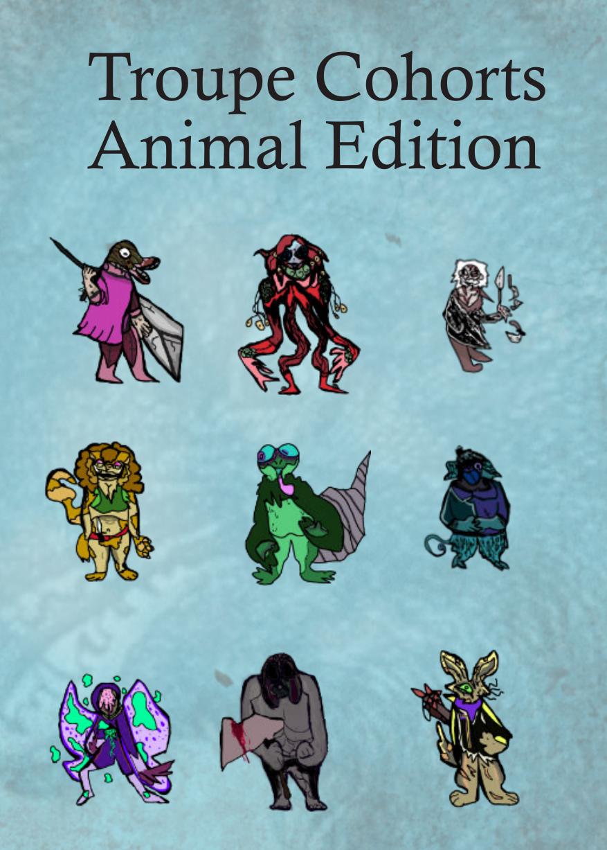 Cover image for Troupe Cohorts: Animal Edition