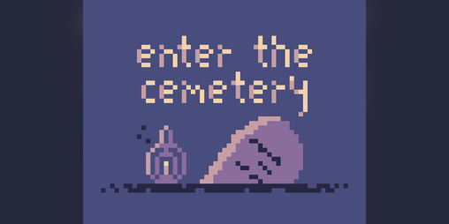 Cover image for enter the cemetery