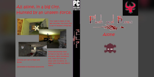 Cover image for Flesh and Bones: Alone