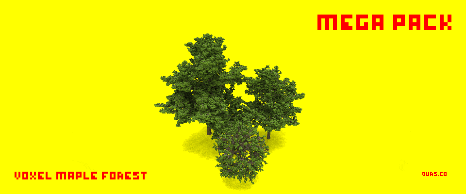 Voxel Maple Forest