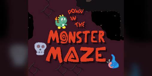 Cover image for Down in the Monster Maze