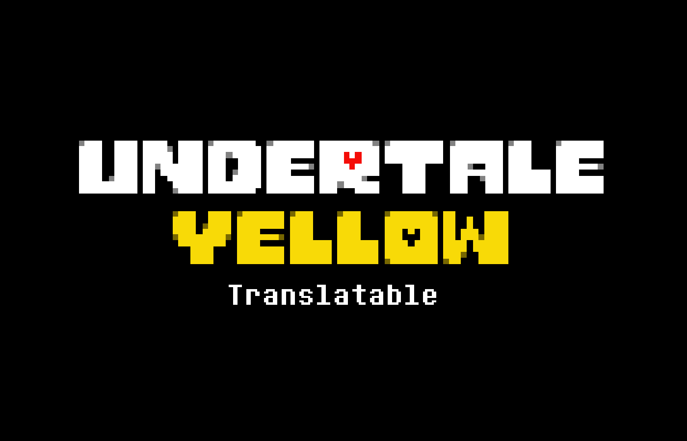 Cover image for Undertale Yellow Translatable
