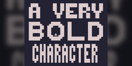 Cover image for A Very Bold Character