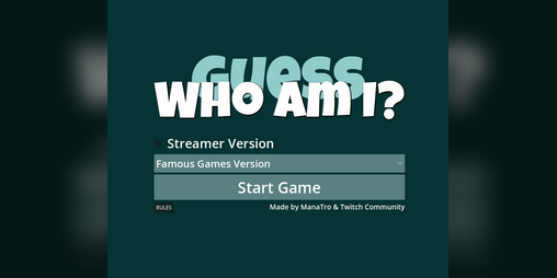 Cover image for Guess Who I Am (FanGame)