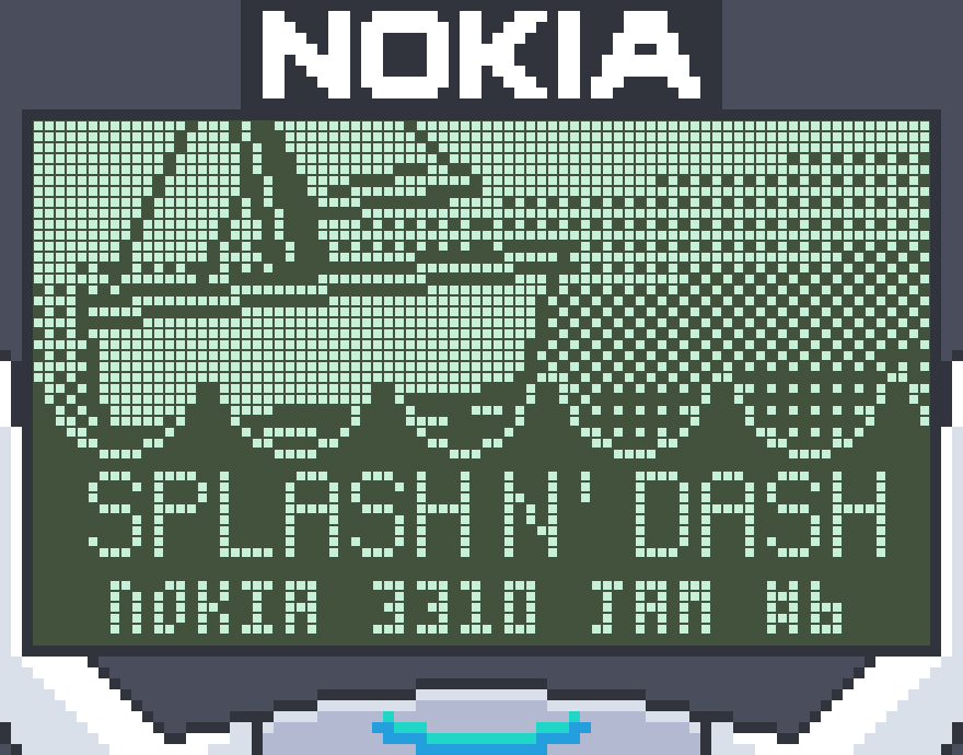 Splash n dash nokia 3310 jam 6 by commander labs