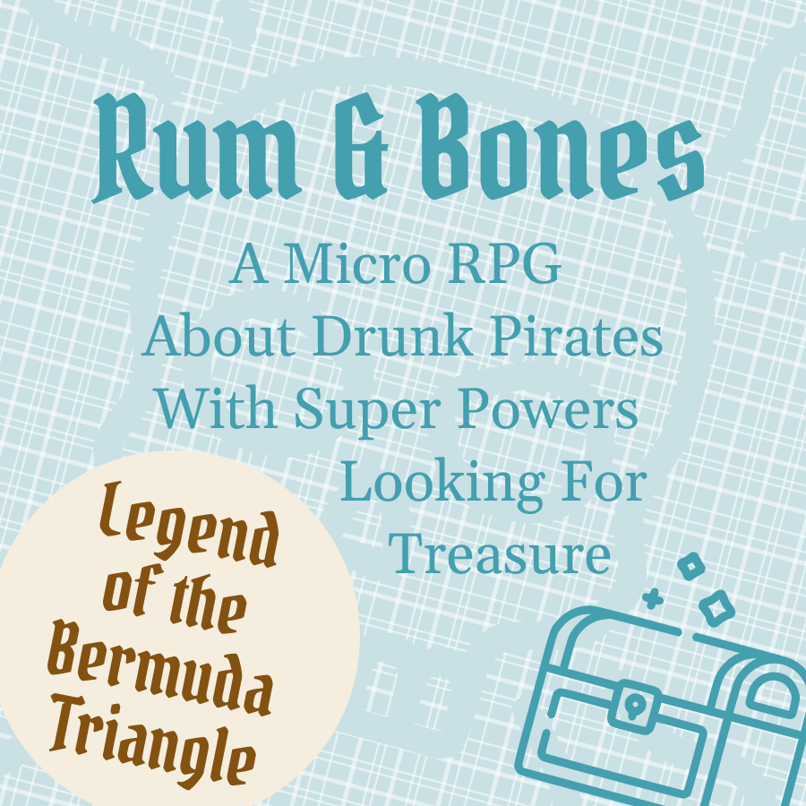 Rum bones the legend of the bermuda triangle zine by f b knauder