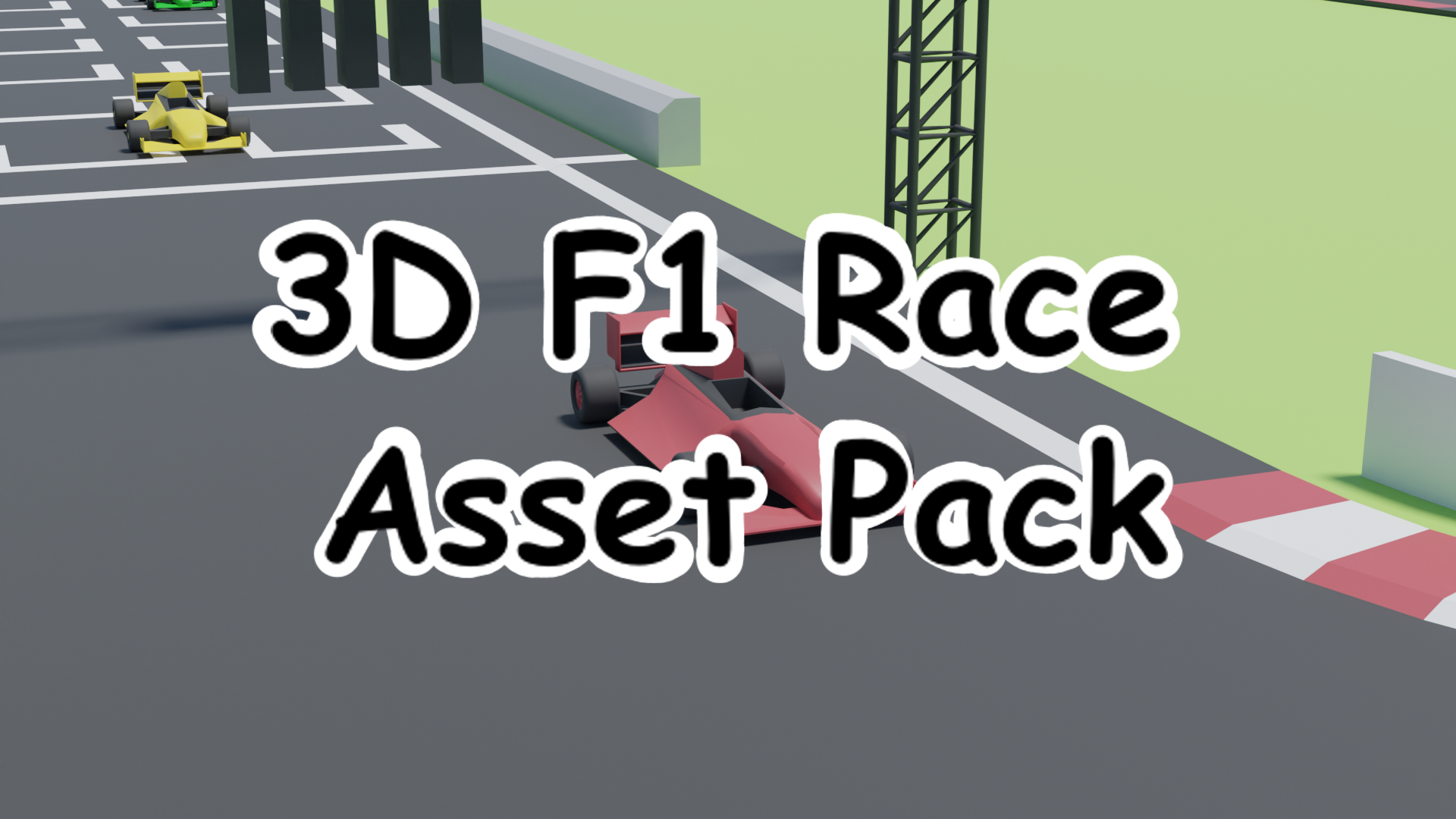 3D F1 Race Asset Pack