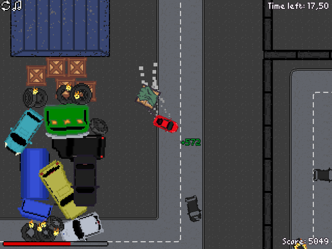 Courier Drifter by staddy for Trijam #258: The 3 hour game jam - itch.io