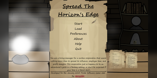 Cover image for Spread The Horizon's Edge