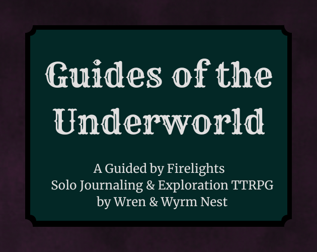 Cover image for Guides to the Underworld Solo Journaling RPG