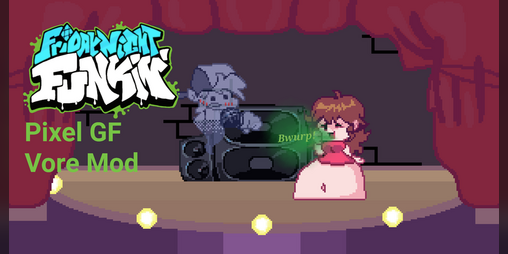 Cover image for FNF: Pixel GF Vore Mod