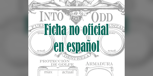 Cover image for Ficha No Oficial Into the Odd en Castellano