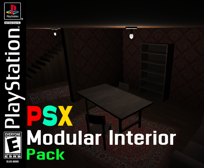 PSX Modular Interior Pack by UnderGround Studios
