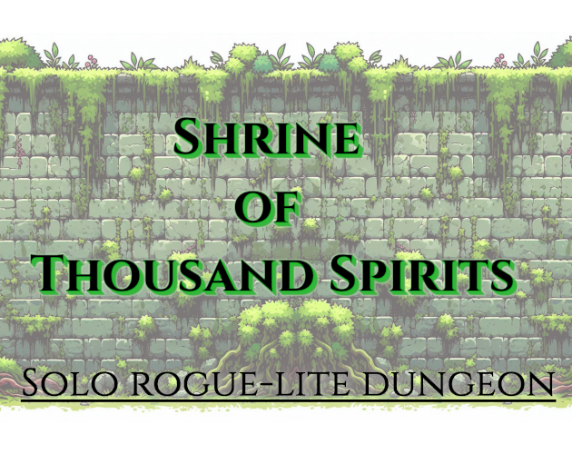 solo dungeons #1 - Shrine of Thousand Spirits by CulinaryRoleplaying ...