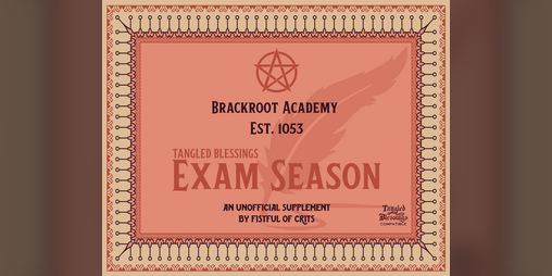 Cover image for Tangled Blessings: Exam Season (Game Jam)