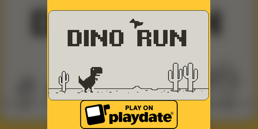 Cover image for Playdate Dino Run