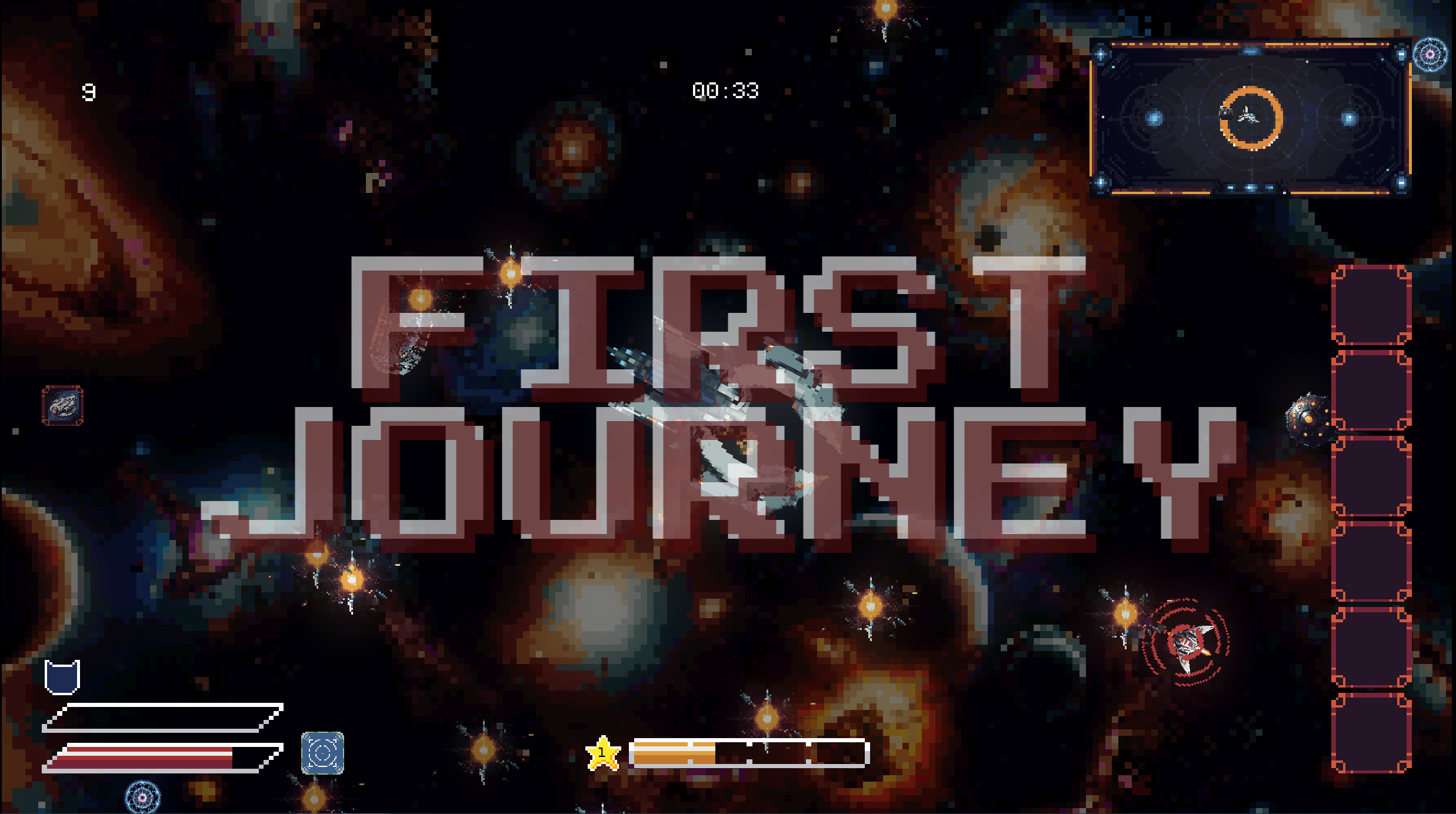 First Journey - A Space Survivor Game - Prototype Release - Release  Announcements - itch.io