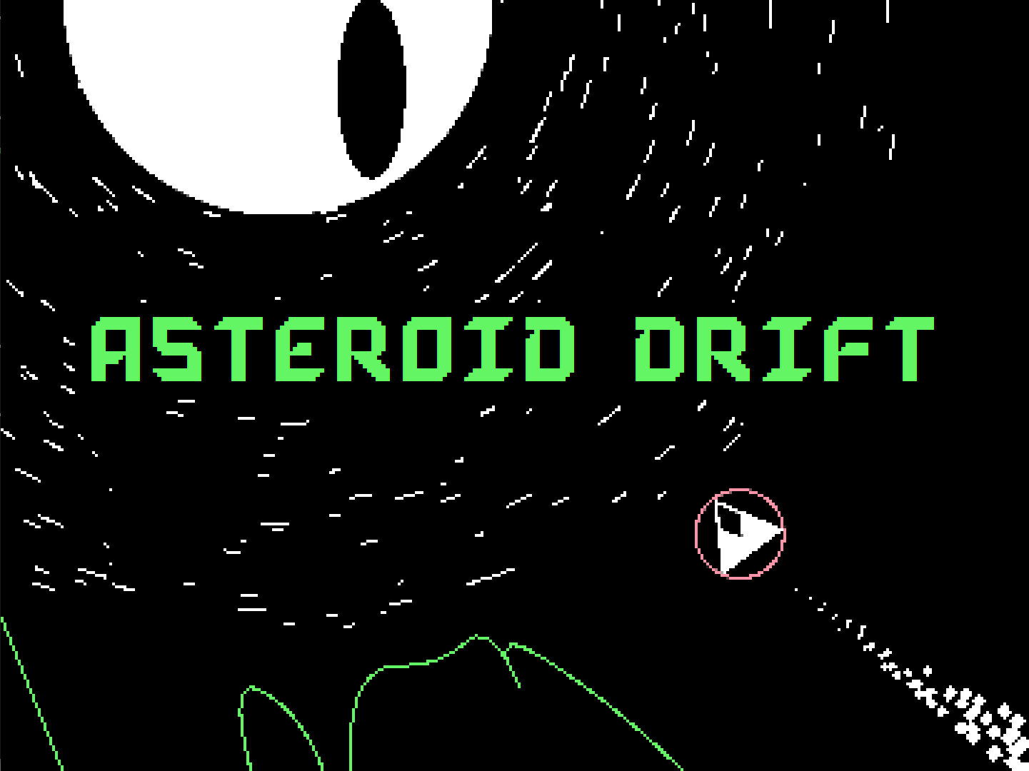 Asteroid Drift by BarryHerbers