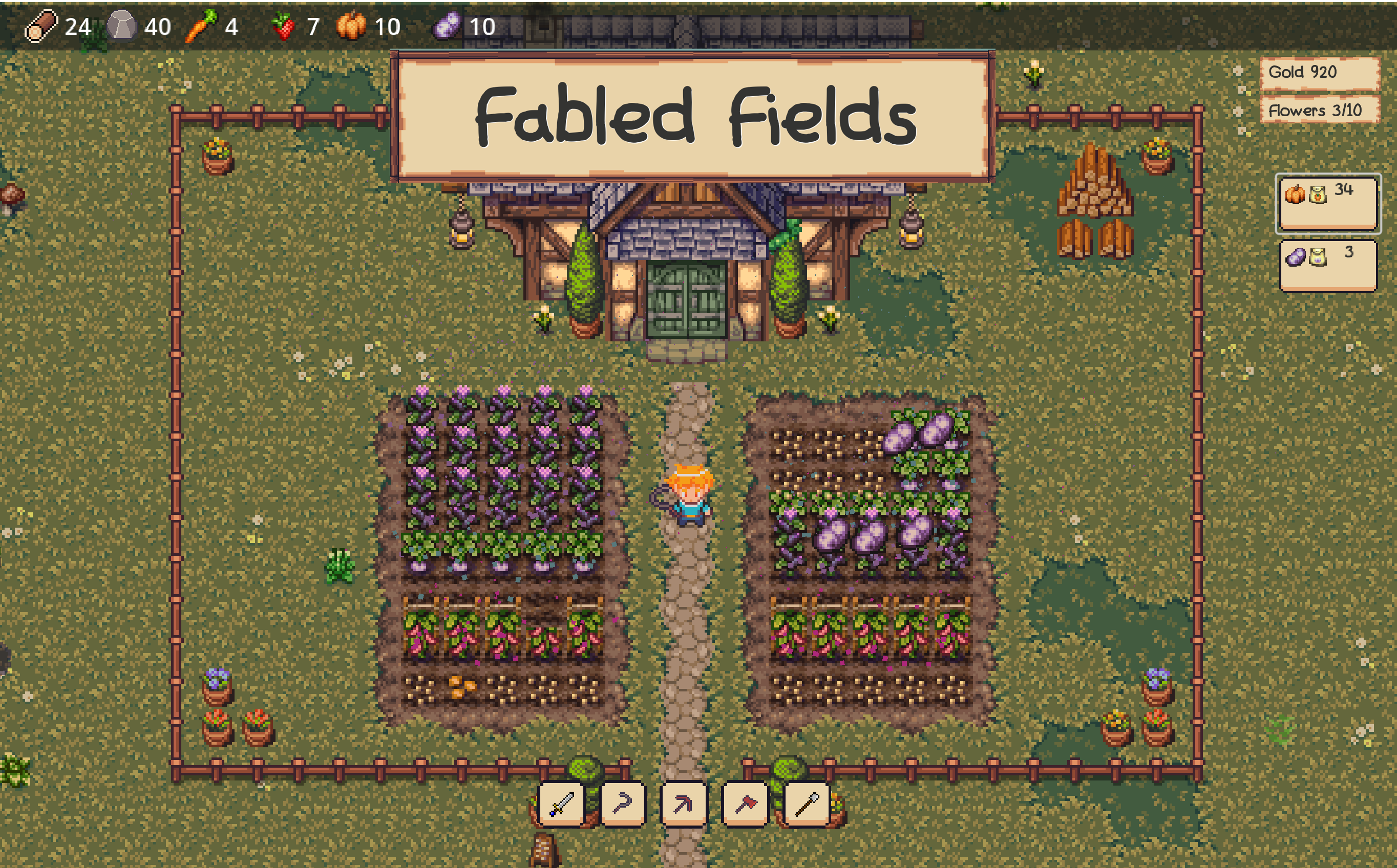 Cover image for Fabled Fields