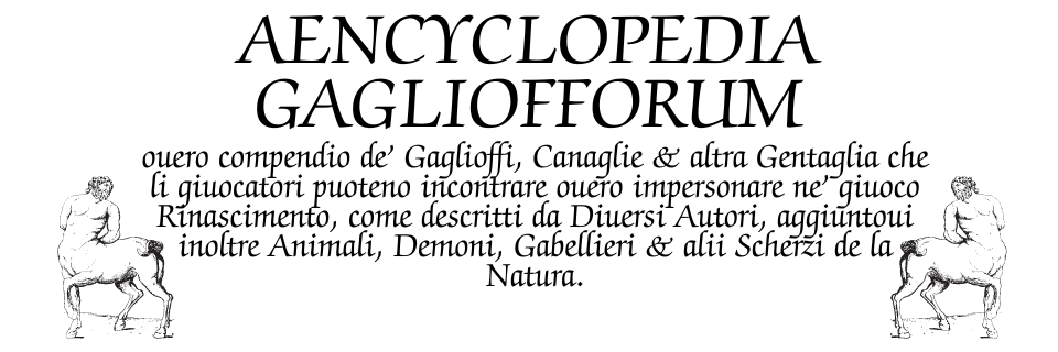 Aencyclopedia Gagliofforum