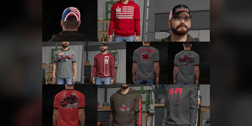 Cover image for Case IH themed clothing pack