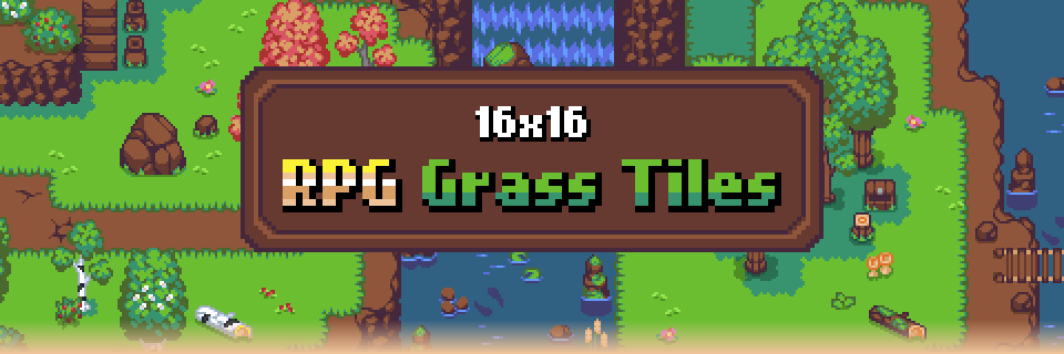 16x16 RPG Grassland Tiles