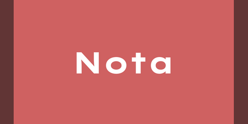 Cover image for Nota