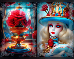 Alice's Key to Understanding Wonderland Printable Oracle Deck: 24 Cards  