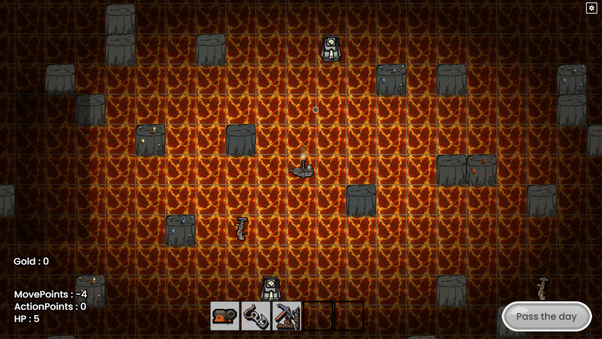 The Sea of Lava by JauneGame for Mini Jam 153: Fishing - itch.io