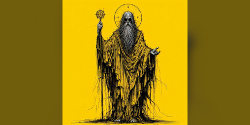 Cover image for Saint, New character class for Mörk Borg