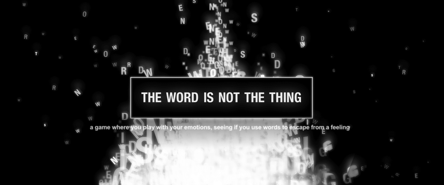 The Word Is Not The Thing