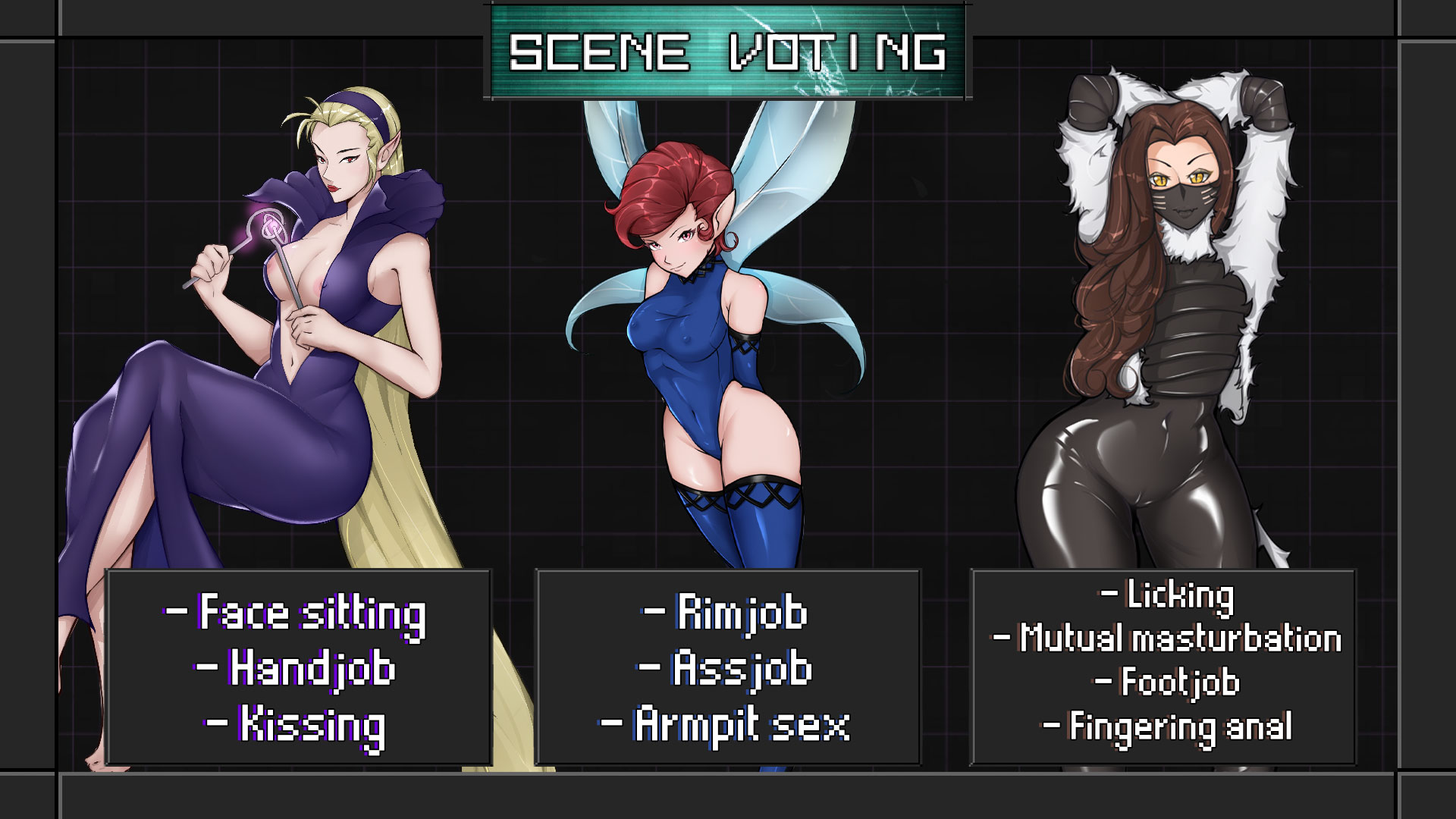 Voting for scenes for the 0.3.0 version of the game! - Shin Megami Tensei:  Training the Demon by JasonTheBlend