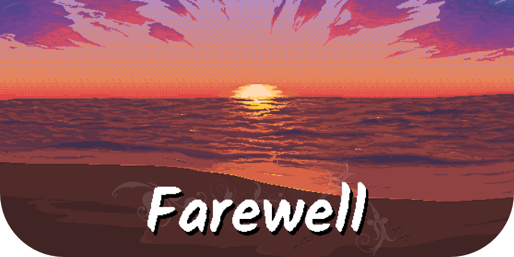 Farewell - Sunset on the Beach