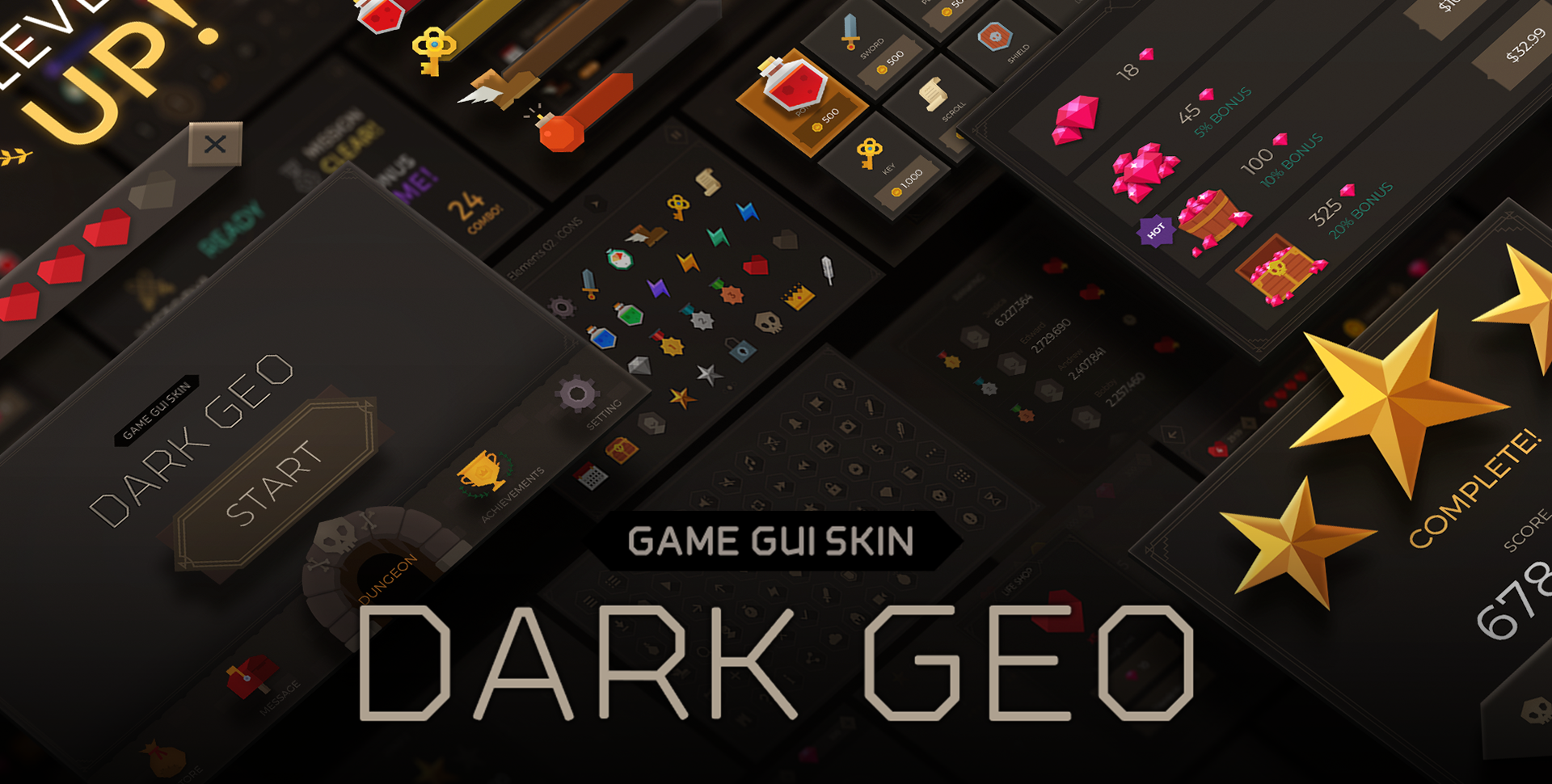 GUI - Dark Geo