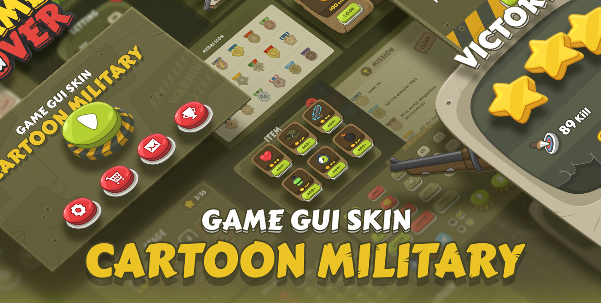 GUI - Cartoon Military